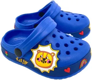 Cartoon Garden Clogs for Home: Cute Shoes for Boys Toddler - Non-Slip Kids Slippers for Beach Outdoor Pool