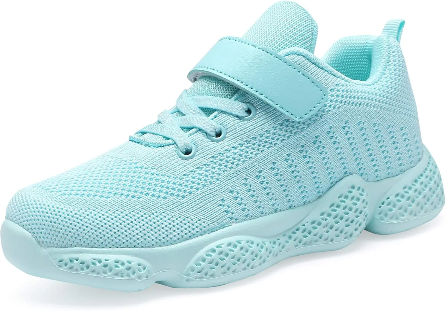 Casbeam Kids Breathable Sneakers Mesh Lightweight Easy Walk Casual Sport Strap Athletic Running Shoes for Boys Girls