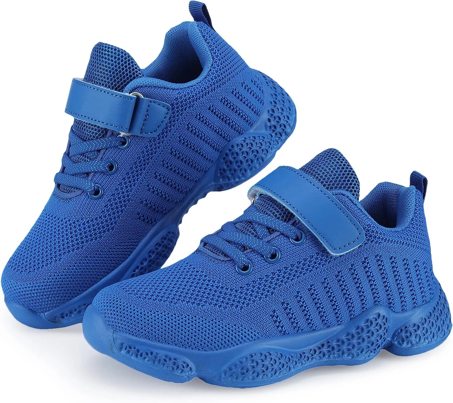 Casbeam Kids Breathable Sneakers Mesh Lightweight Easy Walk Casual Sport Strap Athletic Running Shoes for Boys Girls
