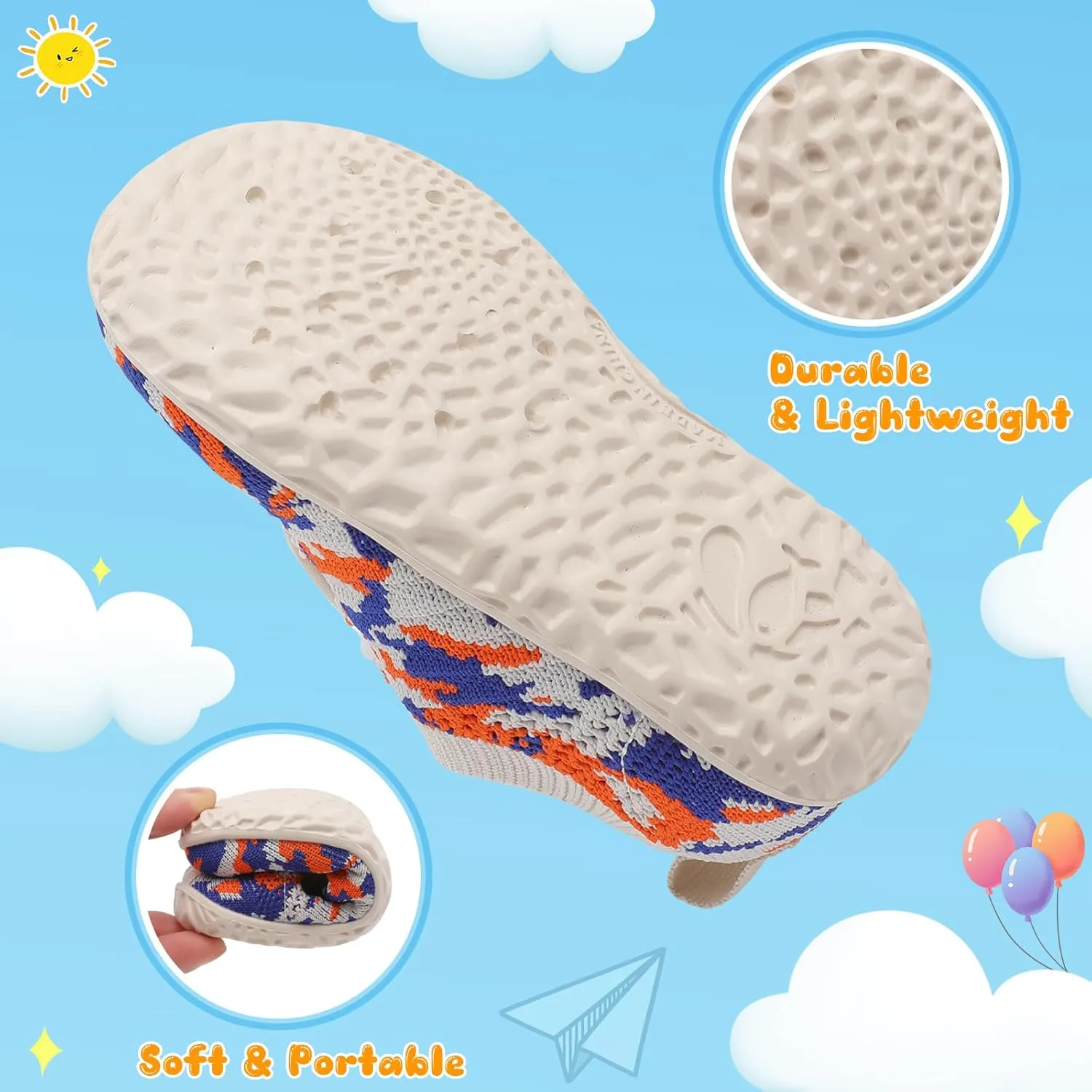Centipede Demon Toddler Shoes for Boys Girls Baby Kids Slip on Walking Shoe Breathable Sock Shoes Lightweight Soft Sneakers