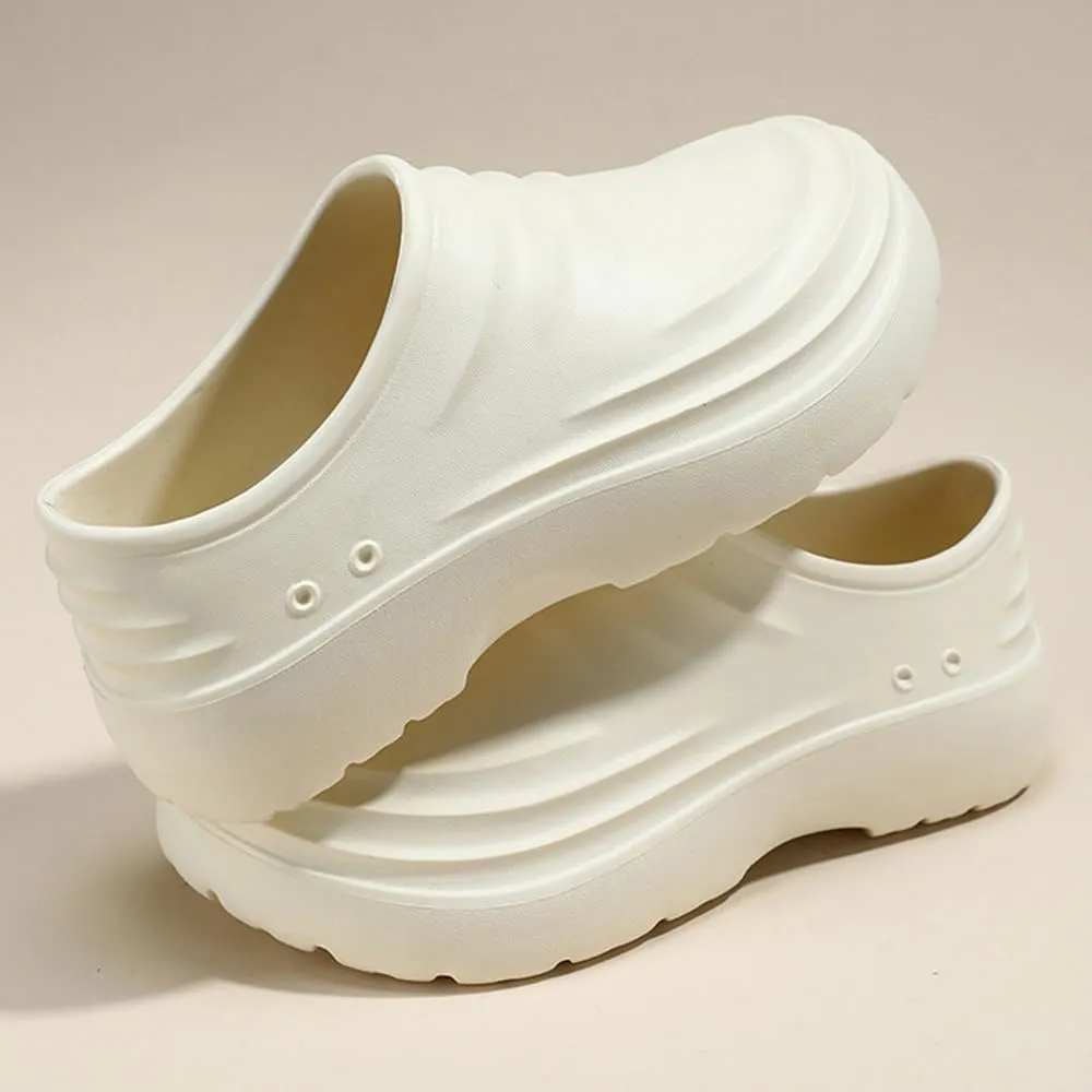 Chef Shoes for Men and Women, Strong Non-Slip Kitchen Clock Clogs, Oil Resistant Nurse Garden Bathroom Work Sandals, Lightweight Waterproof Health Care Food Service Shoe
