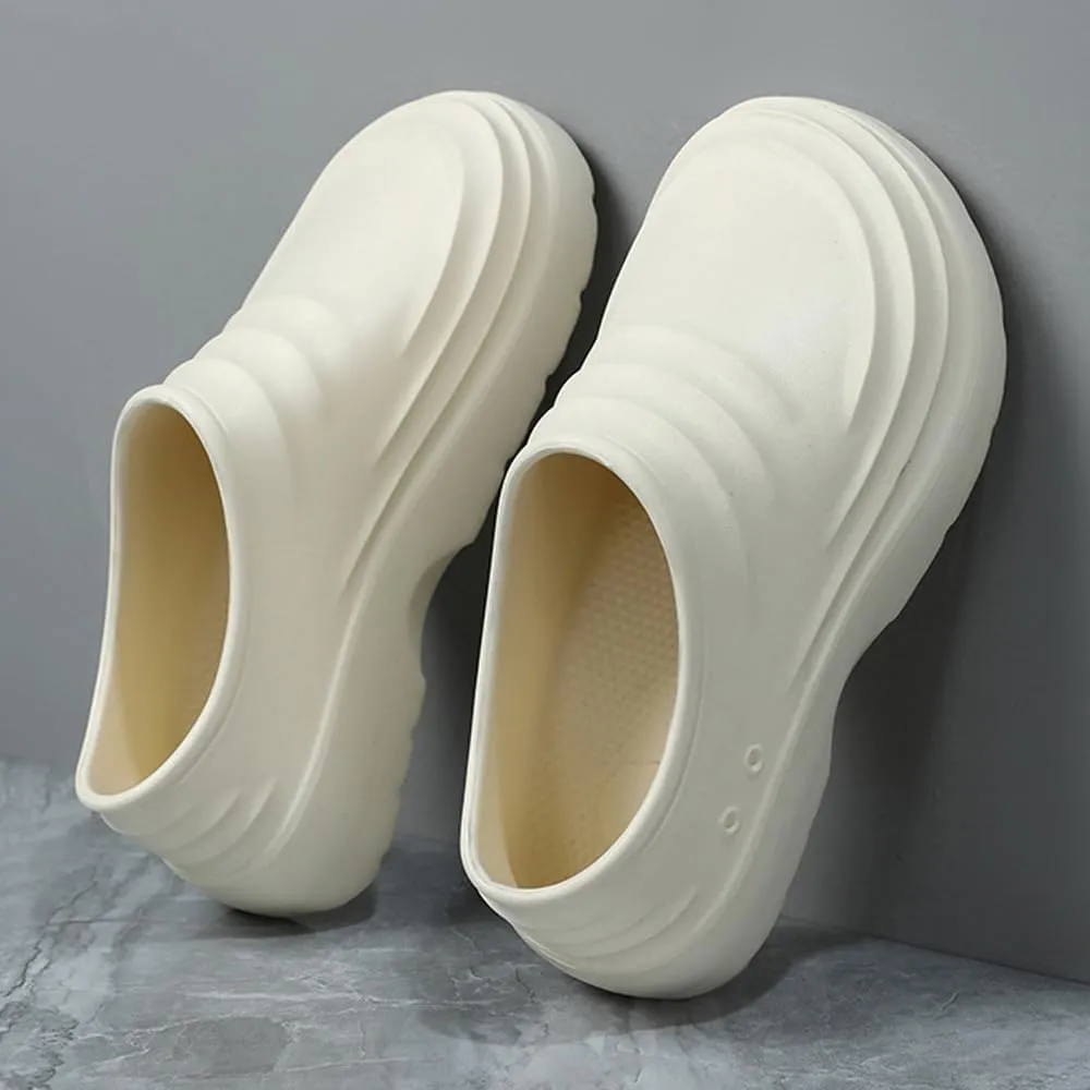 Chef Shoes for Men and Women, Strong Non-Slip Kitchen Clock Clogs, Oil Resistant Nurse Garden Bathroom Work Sandals, Lightweight Waterproof Health Care Food Service Shoe