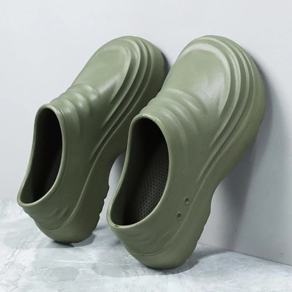 Chef Shoes for Men and Women, Strong Non-Slip Kitchen Clock Clogs, Oil Resistant Nurse Garden Bathroom Work Sandals, Lightweight Waterproof Health Care Food Service Shoe