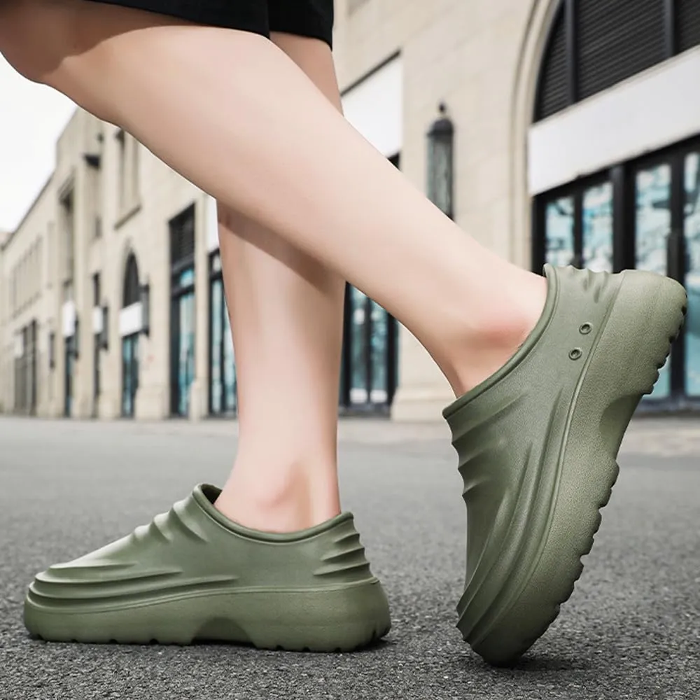 Chef Shoes for Men and Women, Strong Non-Slip Kitchen Clock Clogs, Oil Resistant Nurse Garden Bathroom Work Sandals, Lightweight Waterproof Health Care Food Service Shoe