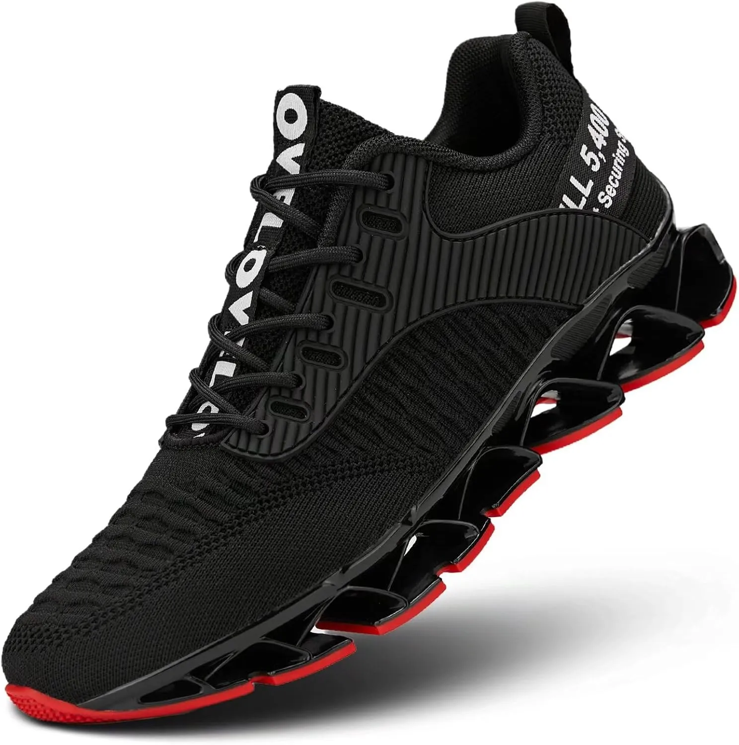 Chopben Men's Running Shoes Blade Non Slip Fashion Sneakers Breathable Mesh Soft Sole Casual Athletic Walking Shoes
