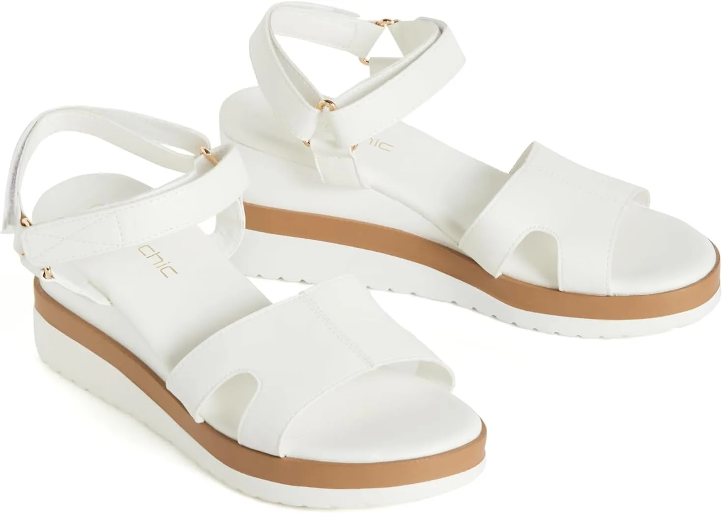 City Chic Women's Wide Fit Platform Sandals - Viki
