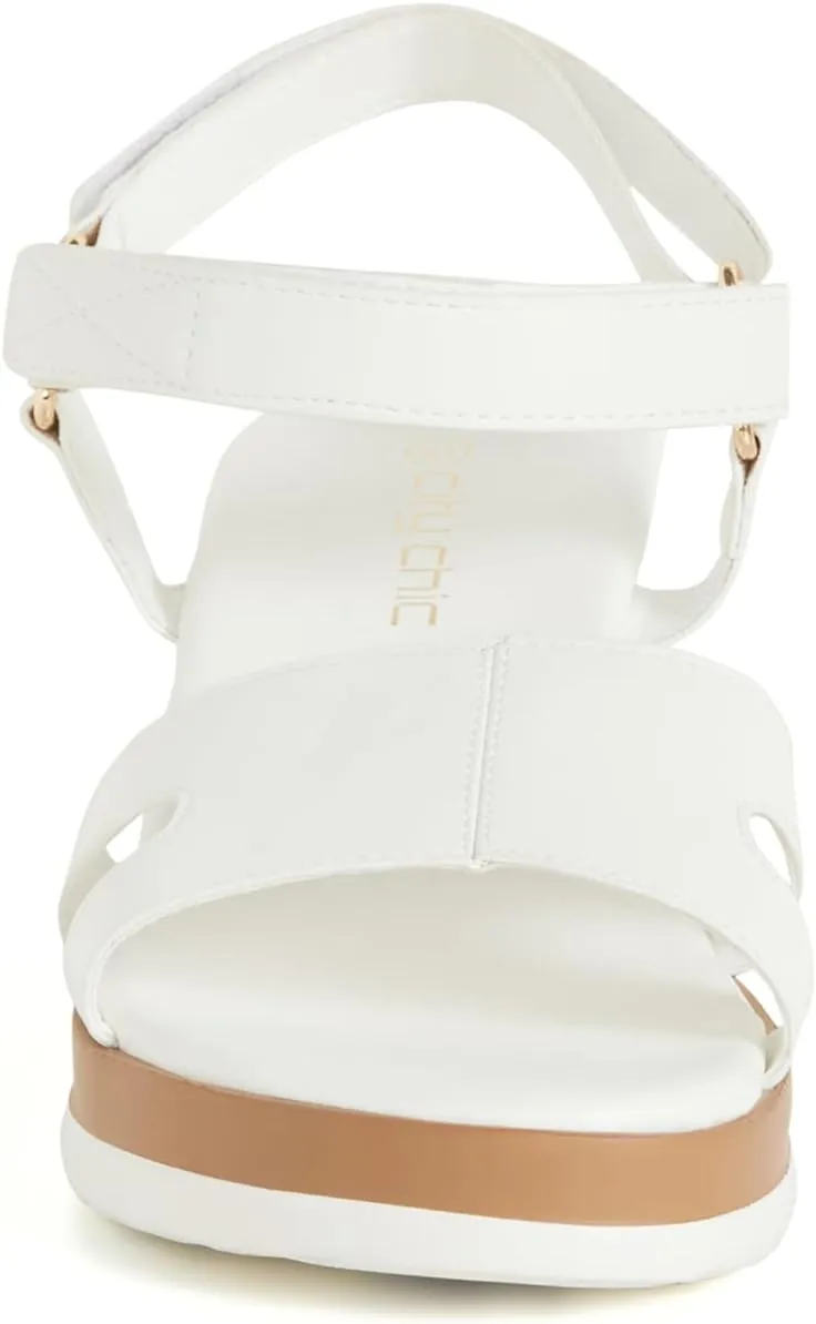 City Chic Women's Wide Fit Platform Sandals - Viki