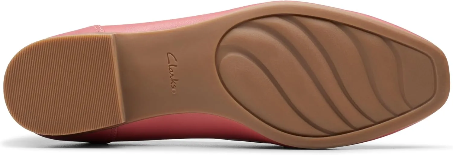 Clarks Womens Block Heel Loafers