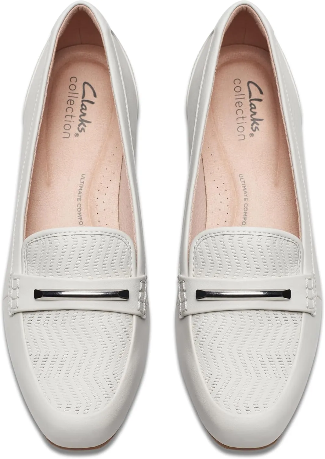 Clarks Womens Block Heel Loafers