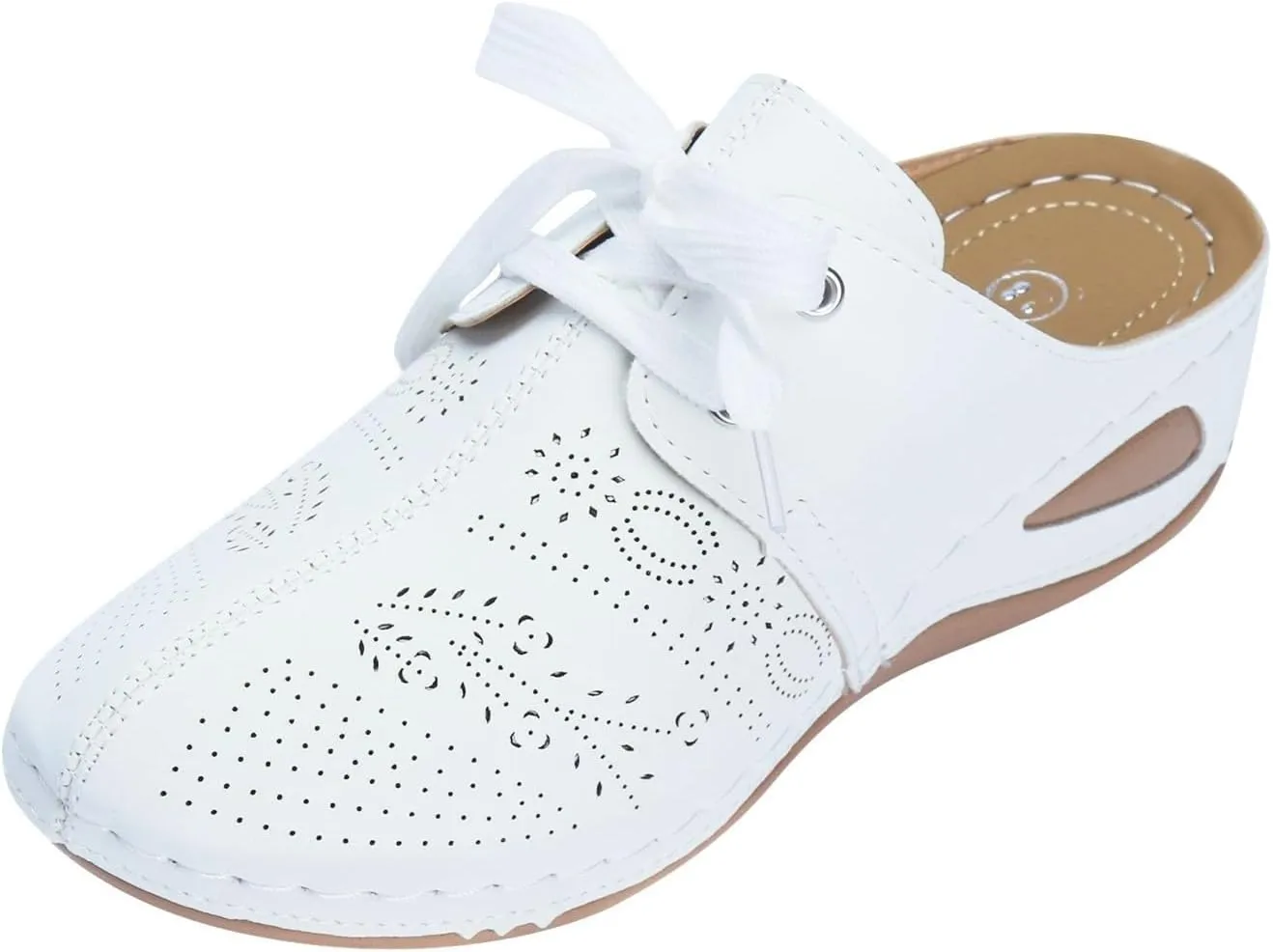 Clogs for Women Mules Slip On Closed Toe Comfortable Clogs with Arch Support Summer Casual Lightweight Mules Slippers Adjustable Strap Breathable Walking Orthopedic Flat Sandal Outdoor Trendy Shoes