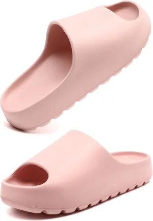 Cloud Slides for Women Men, Womens Walking Sandals Comfortable, Unisex Shower Shoes Thick Pillow Slippers, Waterproof House Slide Sandals Indoor Outdoor
