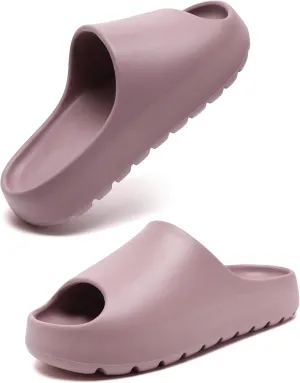 Cloud Slides for Women Men, Womens Walking Sandals Comfortable, Unisex Shower Shoes Thick Pillow Slippers, Waterproof House Slide Sandals Indoor Outdoor