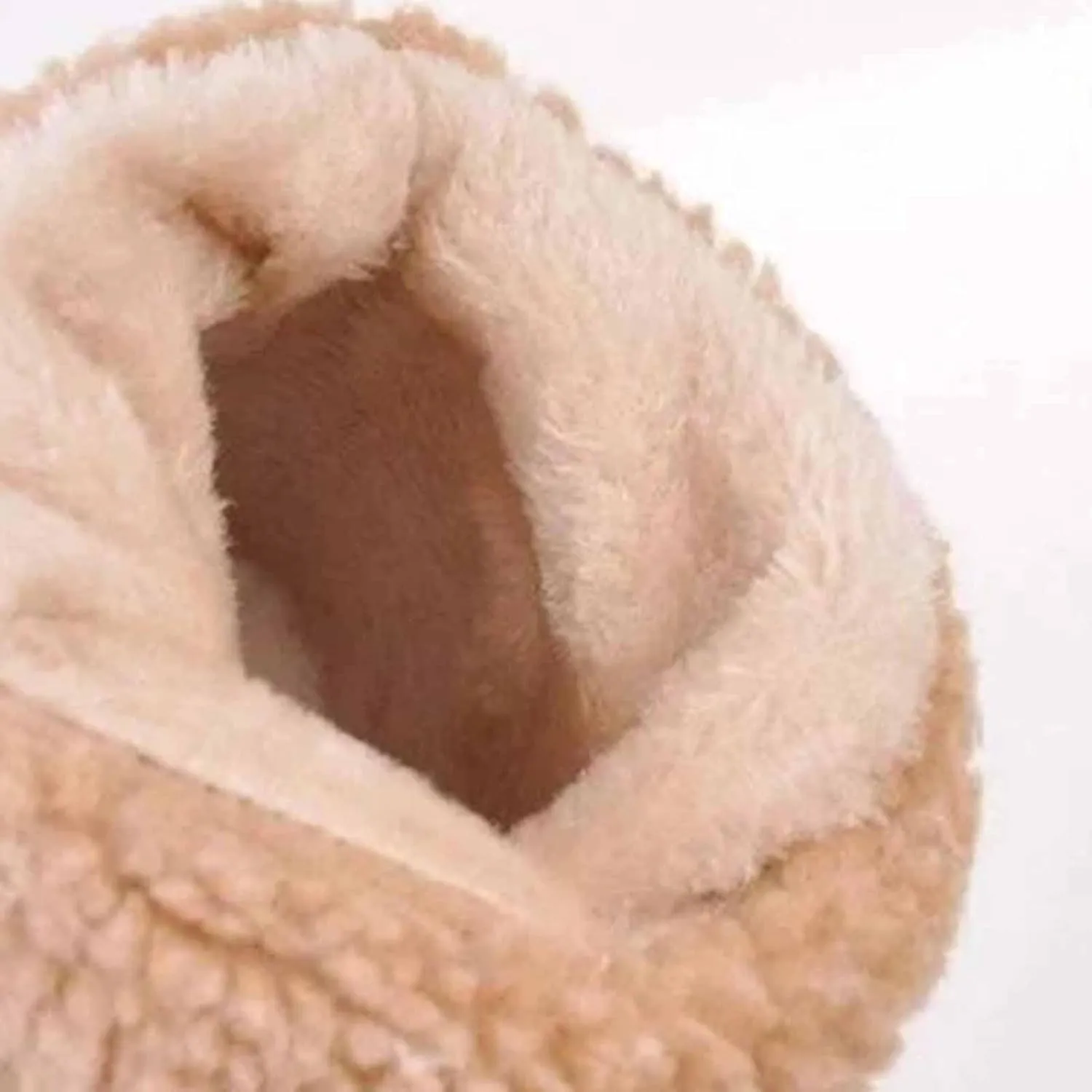 CLOUDEMO Winter Boots for Women, Women's Chunky Heel Round Toe Snow Boots, Seniors' Chunky Heel Winter Boots, Comfortable Mid Chunky Heel Suede Warm Fur Lined Boots