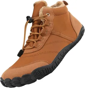 Cold Weather Men Boots Wear And Anti Slip Snow Boots Five Finger Cotton Shoes Outdoor Sports Shoes Leather Mens Boot
