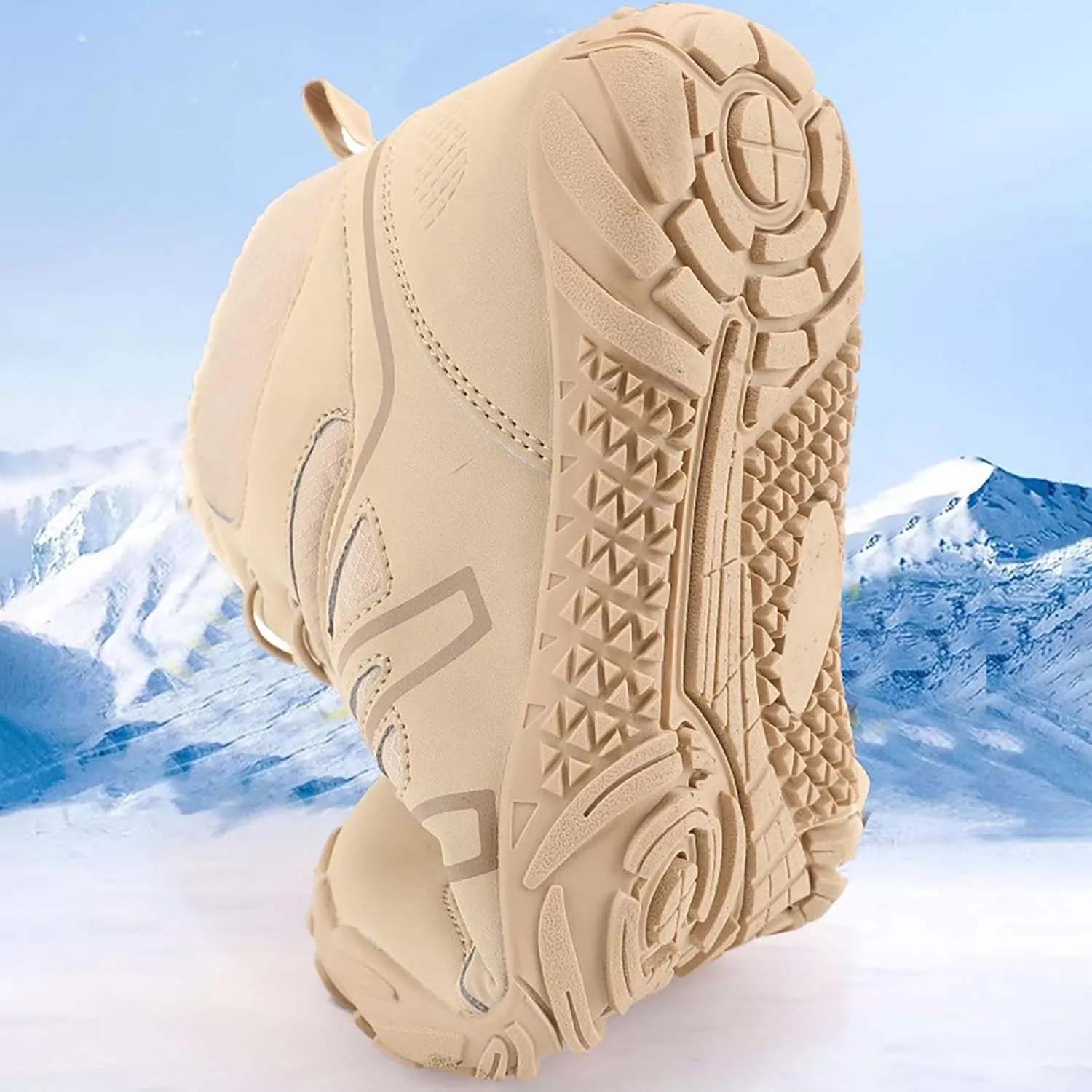 Cold Weather Men Boots Wear And Anti Slip Snow Boots Five Finger Cotton Shoes Outdoor Sports Shoes Leather Mens Boot