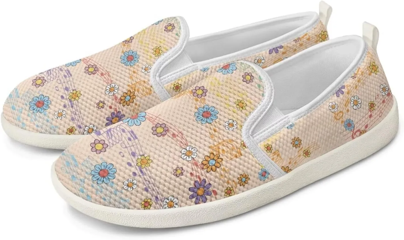 Coloranimal Loafers for Women Slip On Shoes Womens Flats Dress Shoes Travel Shoes Penny Loafers Fashion Sneaker Low Cute Footwear