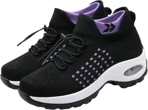 Comfort Wear Orthowear Shoes for Women Men Comfortwear Ortho Stretch Cushion Shoes Women Plantar Fasciitis Walking Shoe Slip On Trainers Comfortable Casual Ladies Athletic Sneakers Thick Bottom