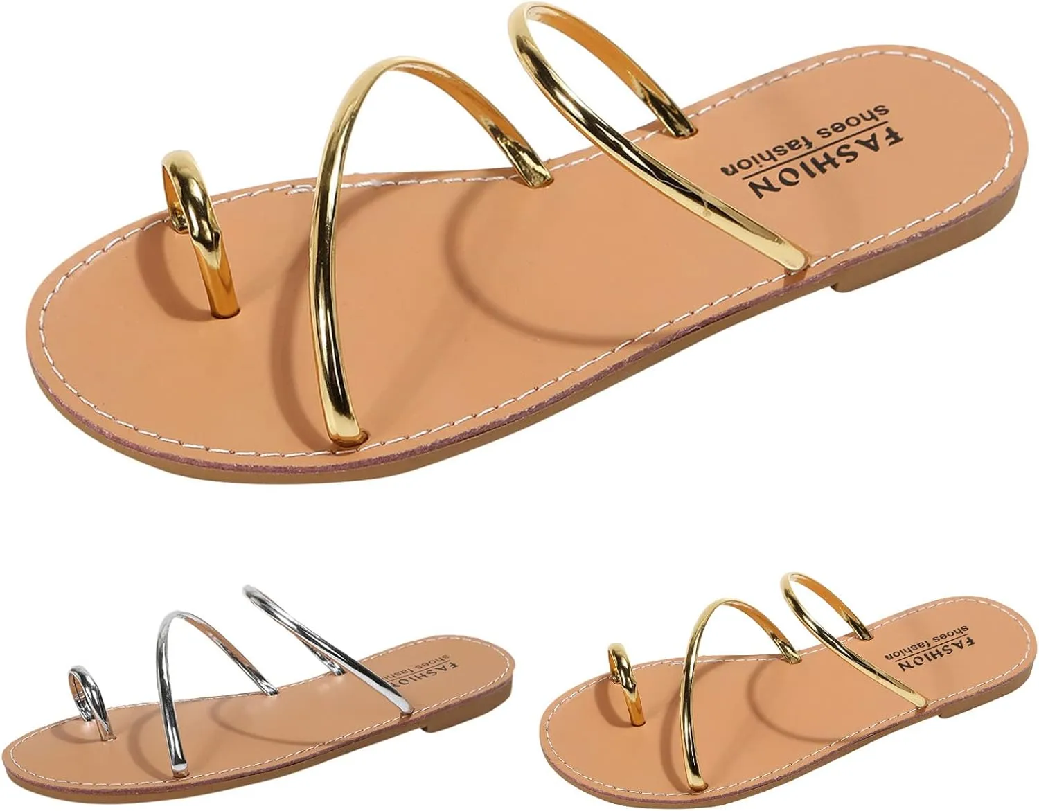 Comfortable Slip on Slide Sandals for Women Minimalist Summer Casual Cool Shoes Outdoor Soft Water Sandals