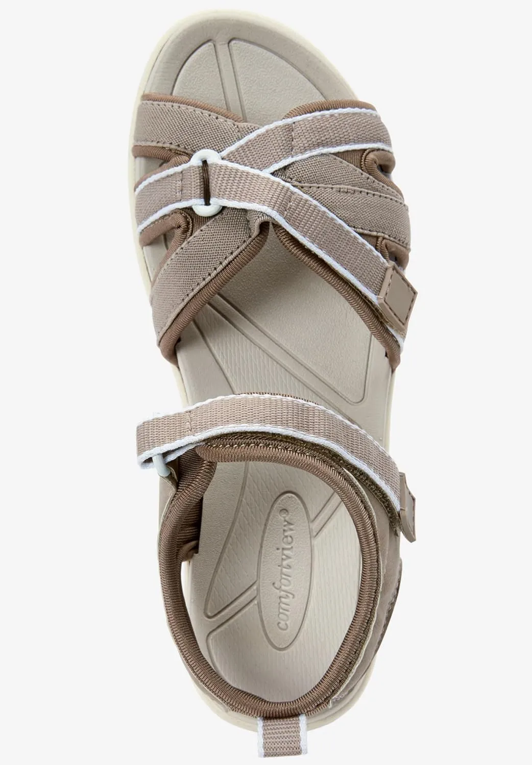 Comfortview Women's Wide Width The Annora Sandal