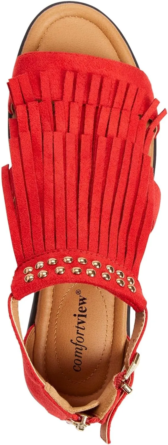 Comfortview Women's Wide Width The Carmella Sandal