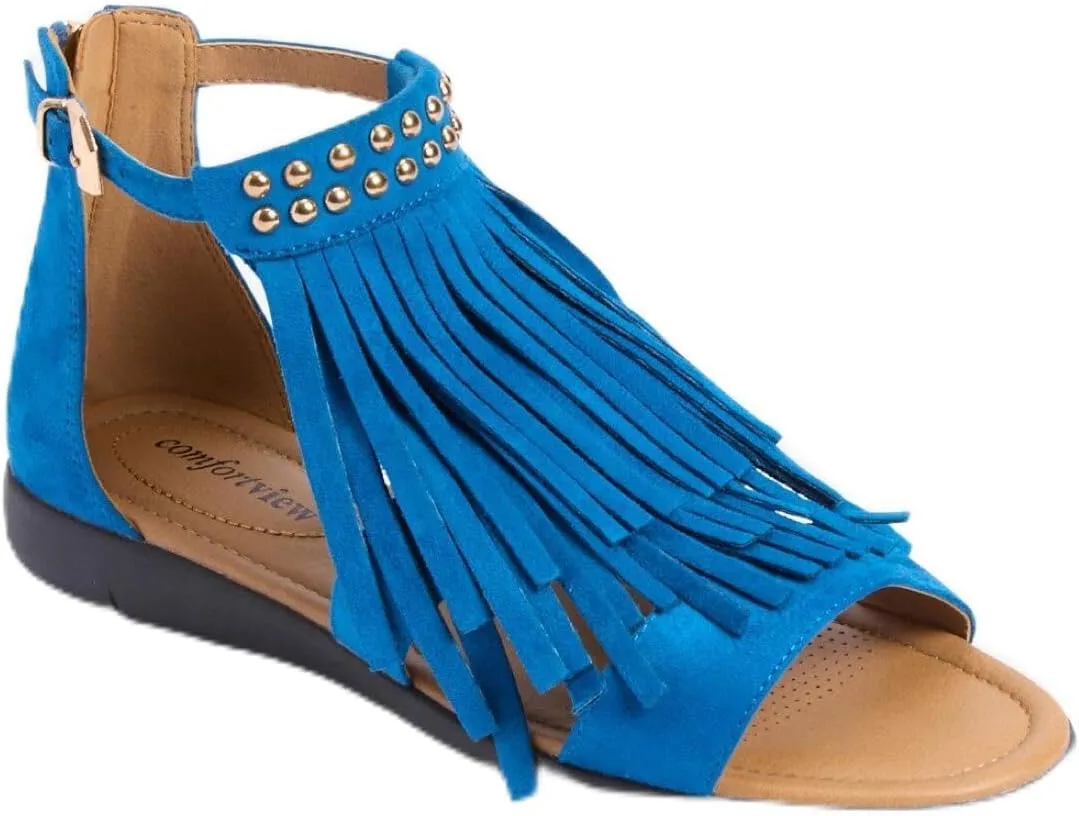 Comfortview Women's Wide Width The Carmella Sandal