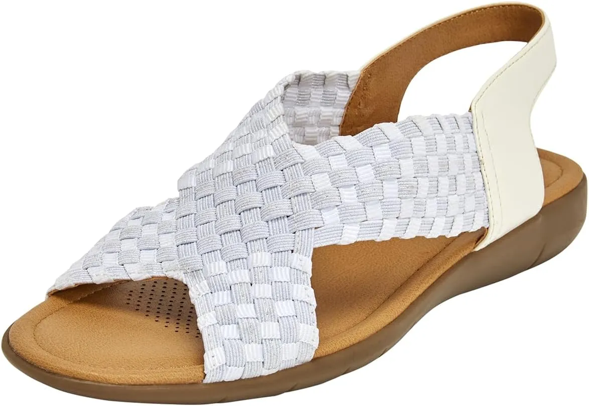 Comfortview Women's Wide Width The Celestia Sling Sandal