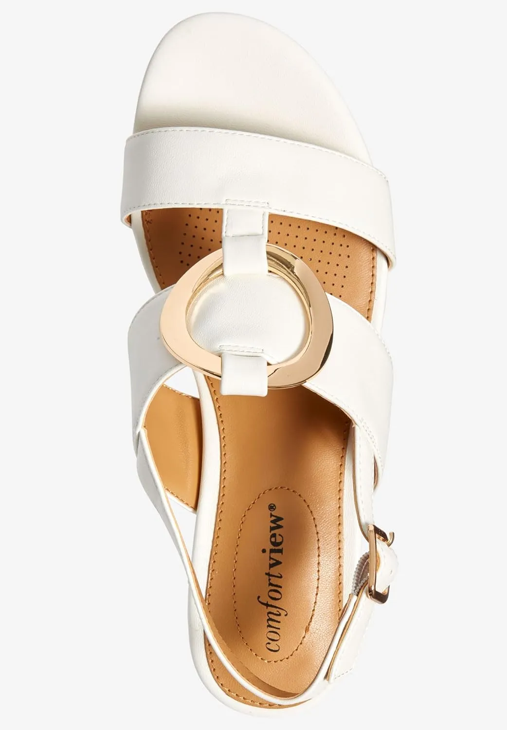 Comfortview Women's Wide Width The Rosetta Sandal