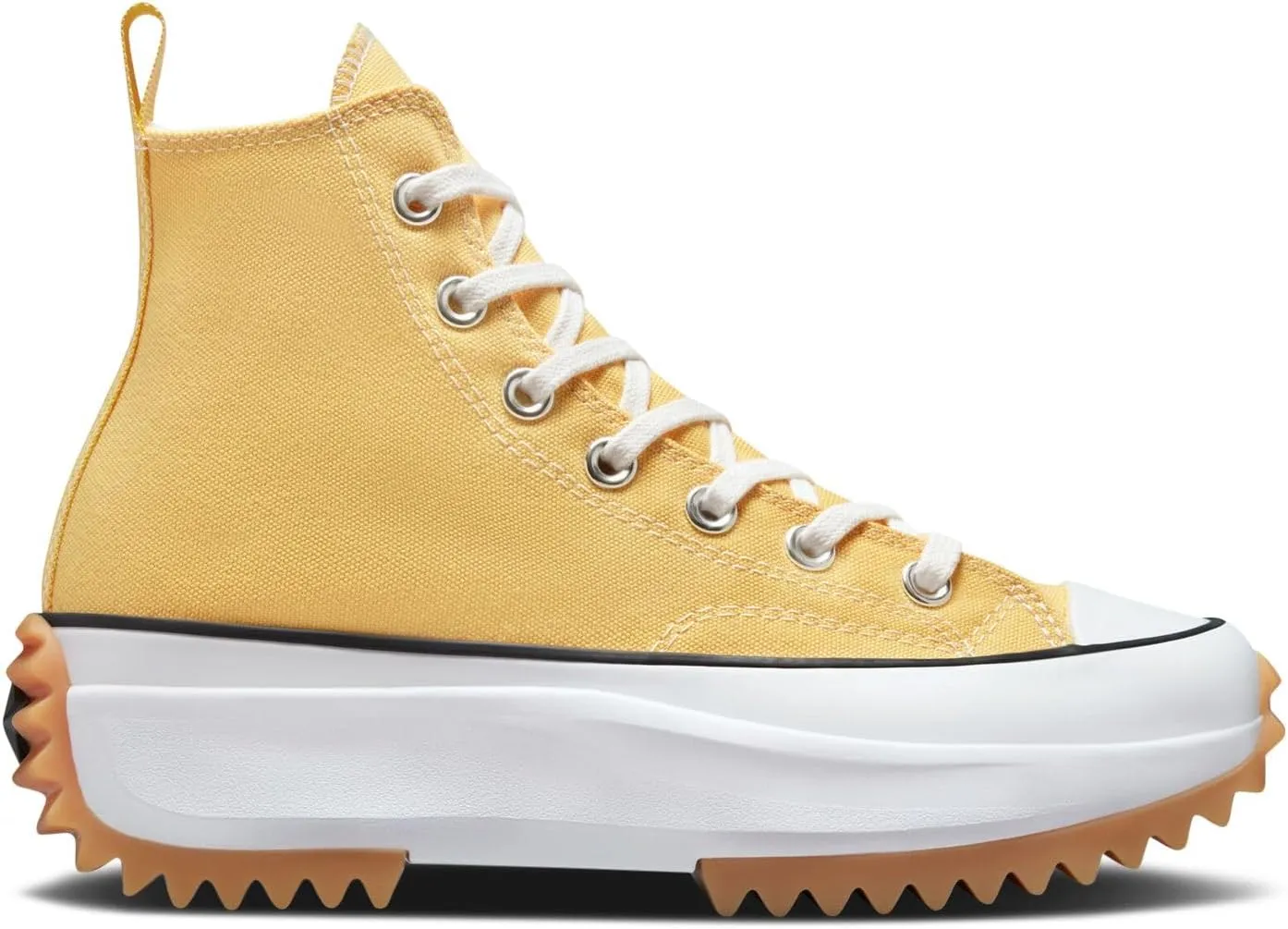Converse Women's Run Star Hike Sneakers, Citron Zest/Black/White, 6 Medium US