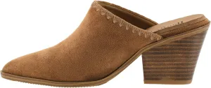 Corkys Footwear Sizzle Black Faux Suede 2.75-Inch Mules