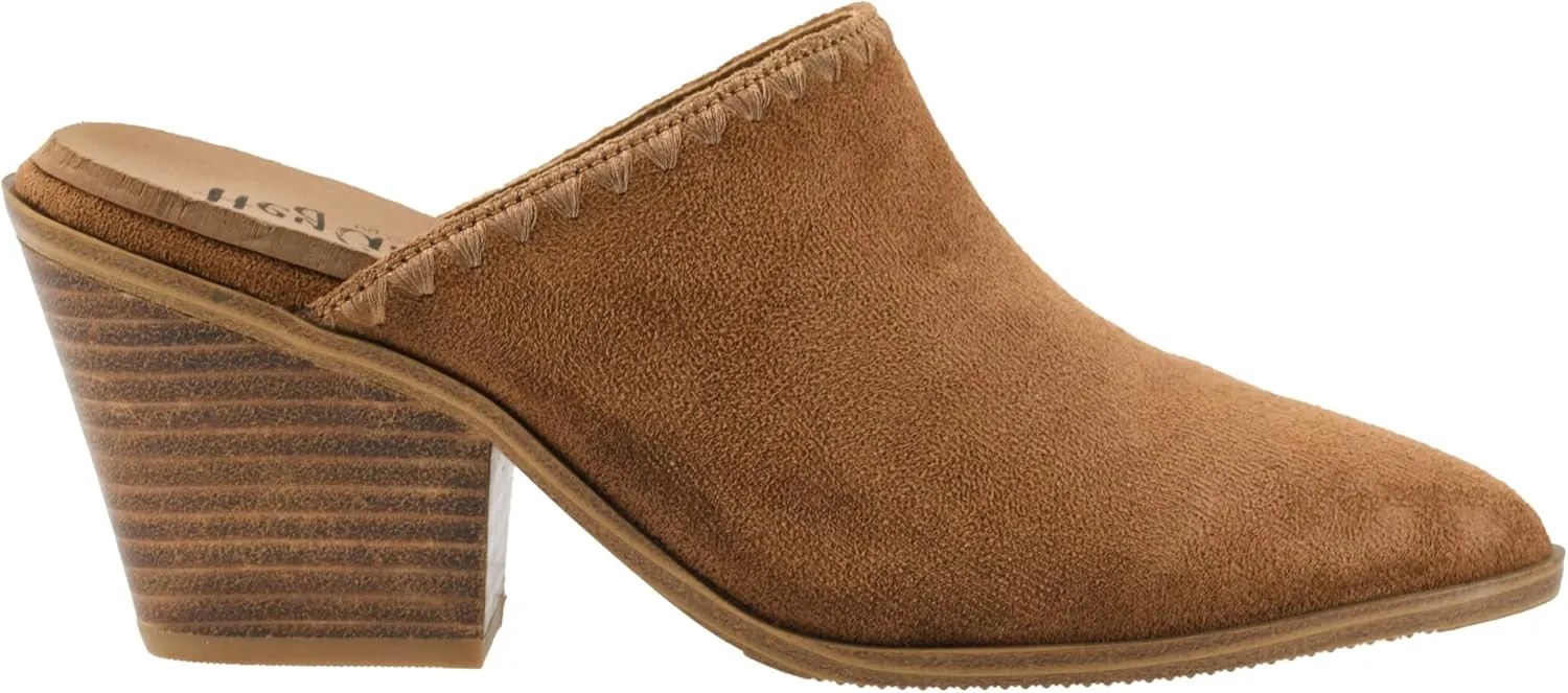 Corkys Footwear Sizzle Black Faux Suede 2.75-Inch Mules