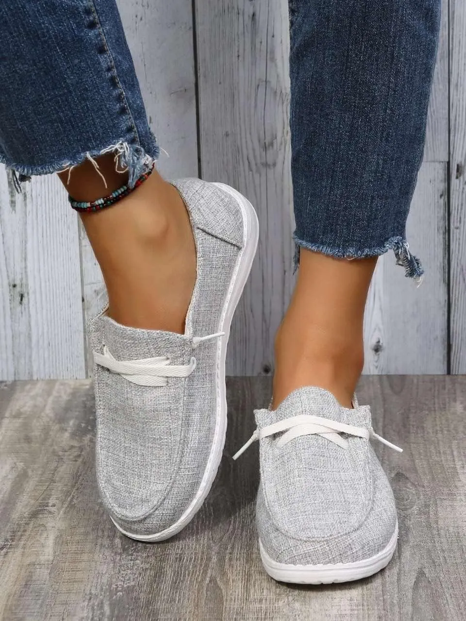 Cow Print Shoes, Lace-up Low Top Canvas Loafers, Causal Travel Walking Flat Round Toe Shoes Women