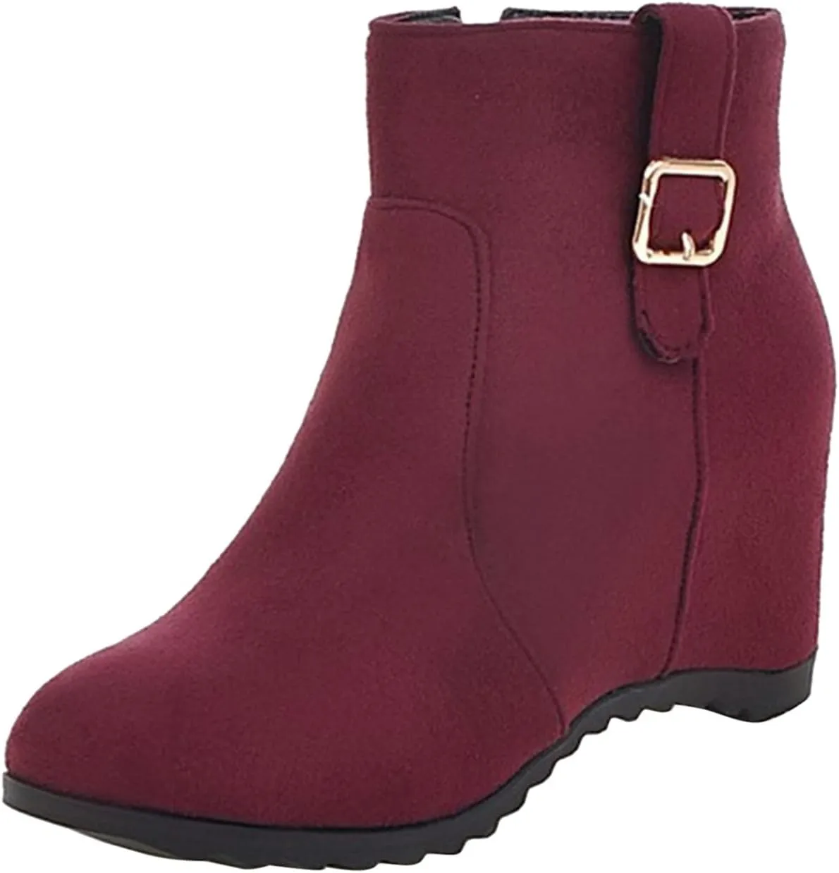 Cowgirl Boots Women Dressy High Heel Short Ankle Booties Peep Toe Platform Boots Slip On Cowgirl Combat Boots 52
