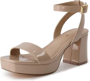 CUSHIONAIRE Women's Cherry platform dress sandal  Memory Foam and Wide Widths Available