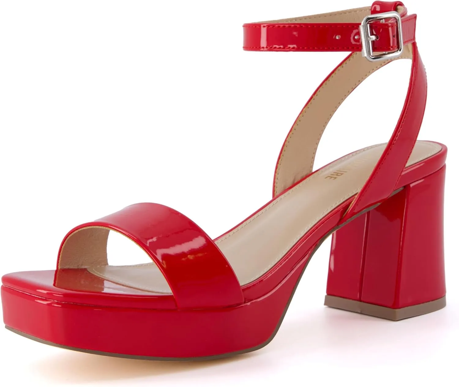 CUSHIONAIRE Women's Cherry platform dress sandal  Memory Foam and Wide Widths Available