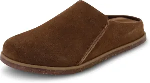CUSHIONAIRE Women's Clay Genuine Leather footbed clog with  Comfort padding