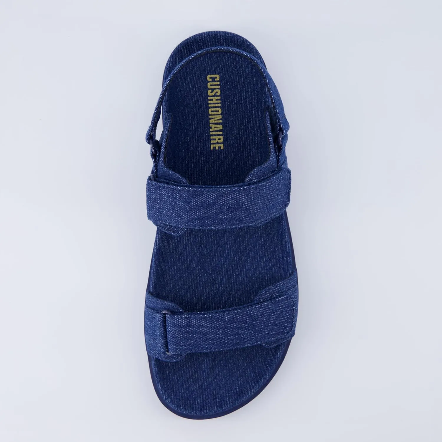 CUSHIONAIRE Women's Extra footbed sandal with  Comfort, Wide Widths Available