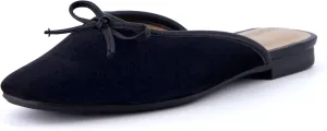 CUSHIONAIRE Women's Jade Bow Mule  Memory Foam, Wide Widths Available