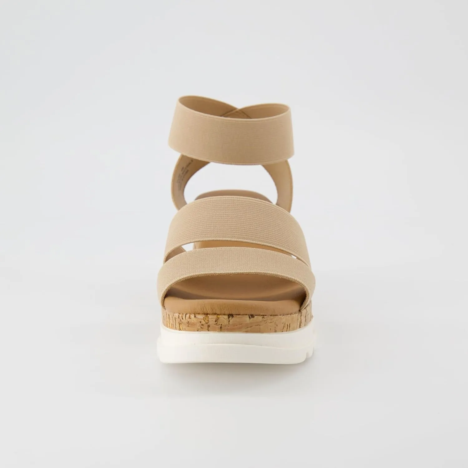 CUSHIONAIRE Women's Naomi Cork Wedge Sandal  Wide Widths Available