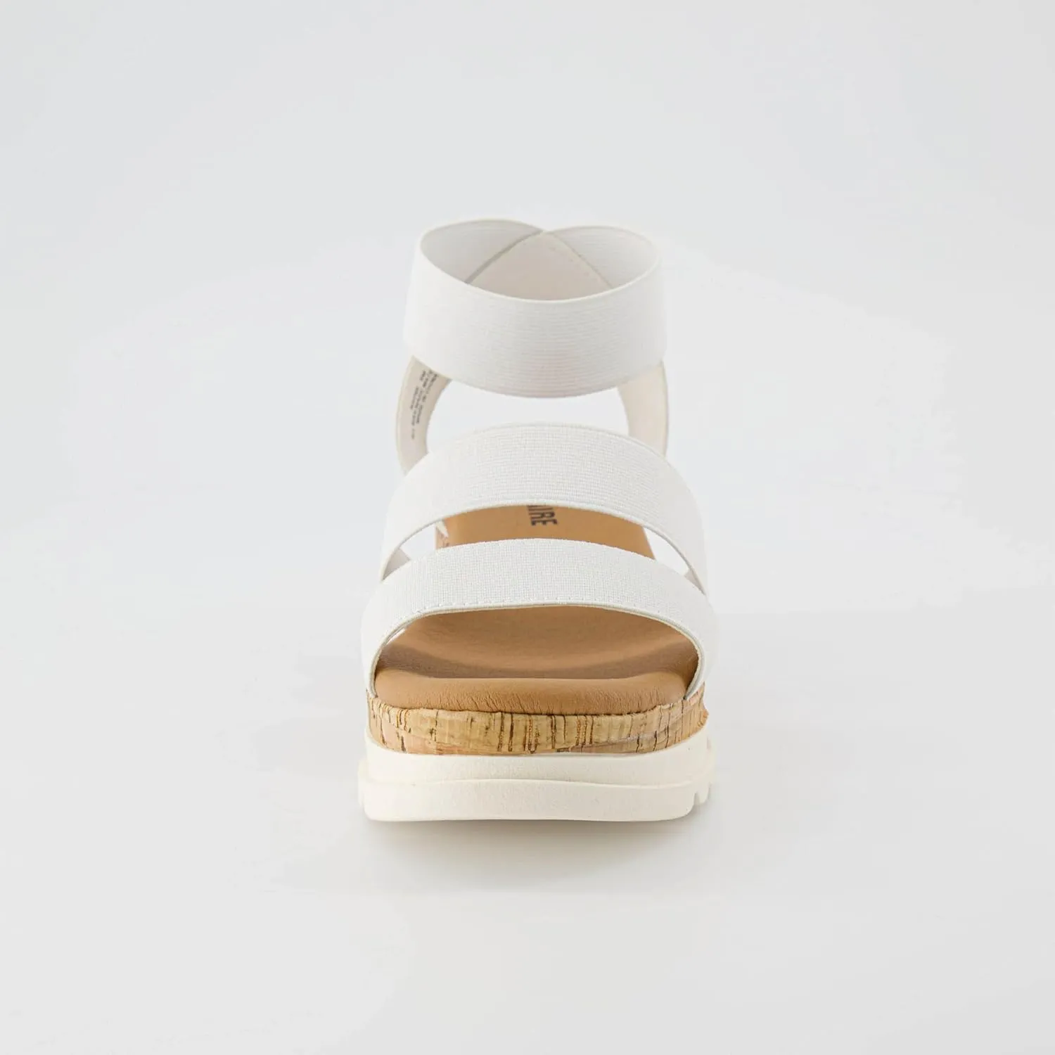 CUSHIONAIRE Women's Naomi Cork Wedge Sandal  Wide Widths Available