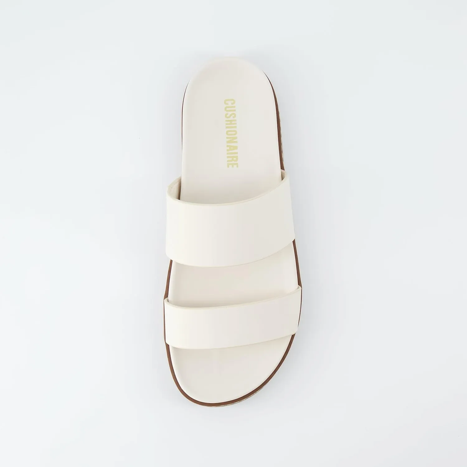 CUSHIONAIRE Women's Noho flatform footbed sandal with  Comfort, Wide Widths Available