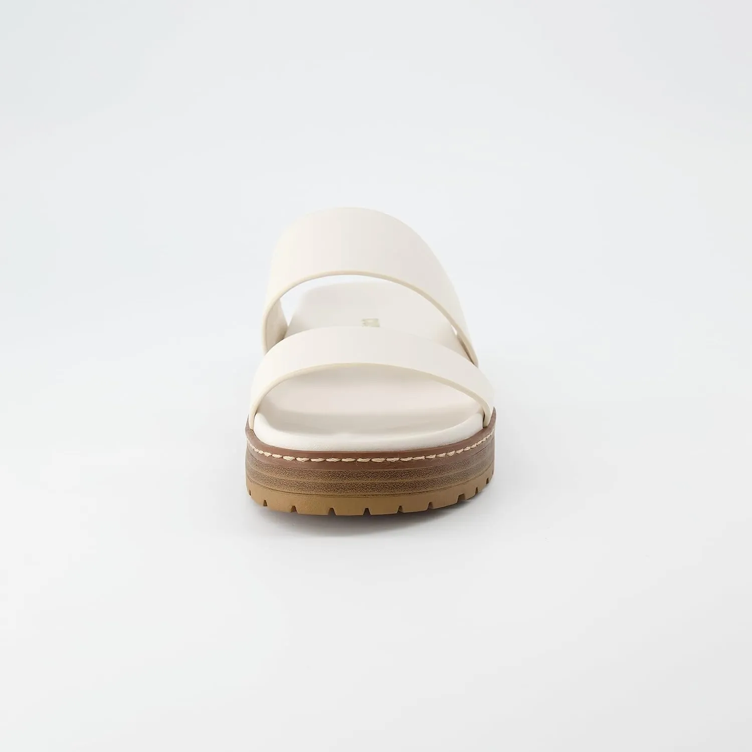 CUSHIONAIRE Women's Noho flatform footbed sandal with  Comfort, Wide Widths Available