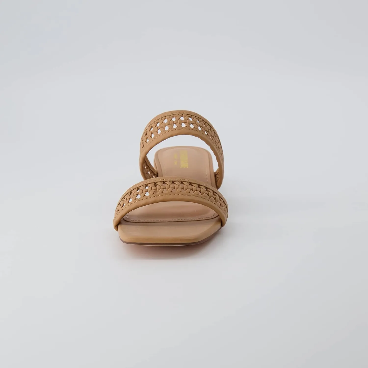 CUSHIONAIRE Women's Norma low block heel sandal  Memory Foam and Wide Widths Available