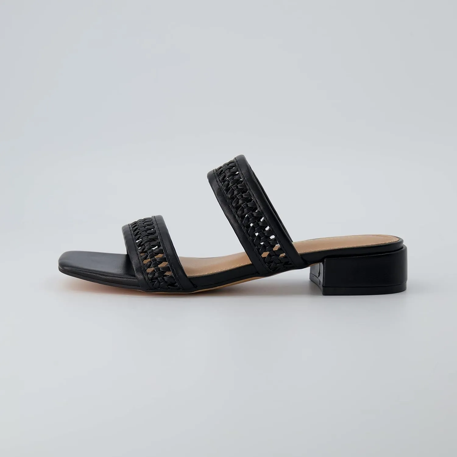 CUSHIONAIRE Women's Norma low block heel sandal  Memory Foam and Wide Widths Available