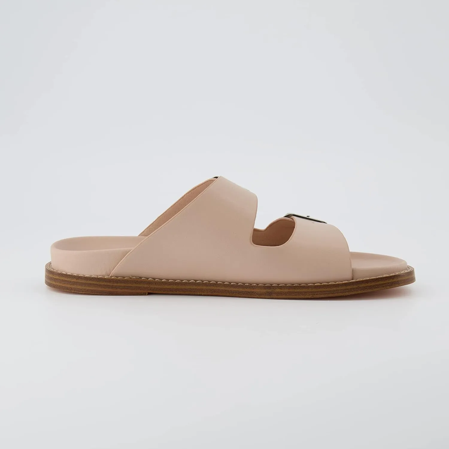 CUSHIONAIRE Women's Norway footbed sandal with  Comfort, Wide Widths Available