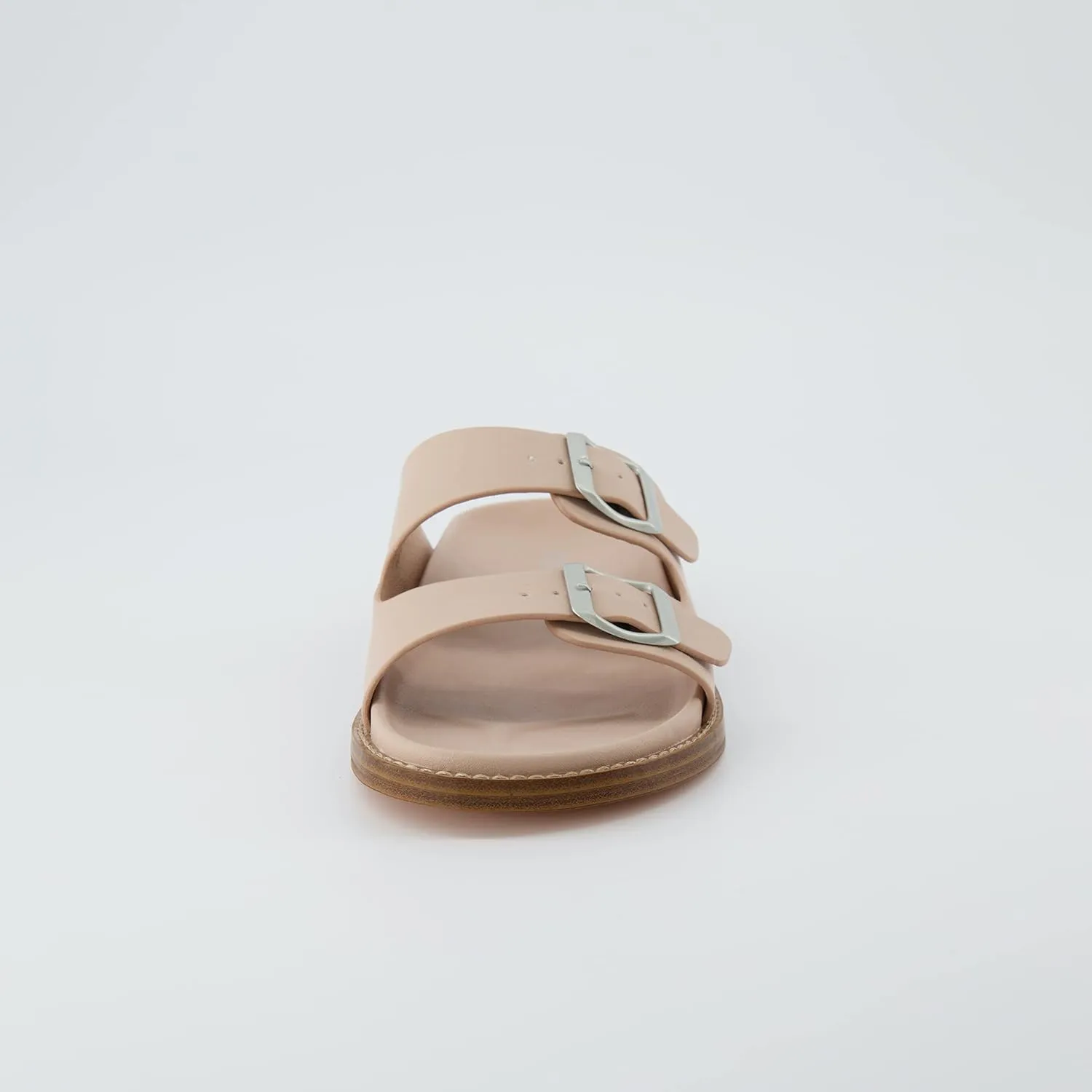 CUSHIONAIRE Women's Norway footbed sandal with  Comfort, Wide Widths Available