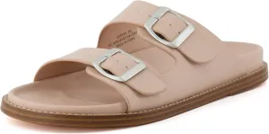 CUSHIONAIRE Women's Norway footbed sandal with  Comfort, Wide Widths Available