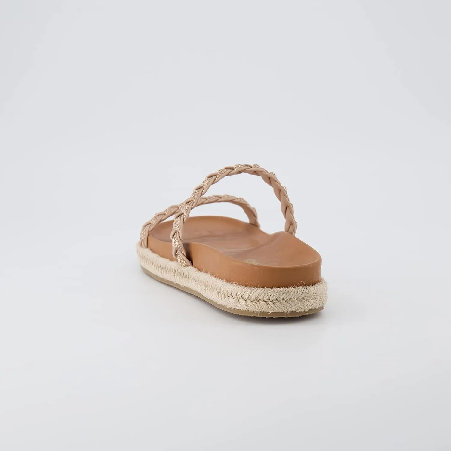 CUSHIONAIRE Women's Nutmeg Espadrille footbed sandal with  Comfort, Wide Widths Available
