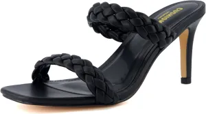 CUSHIONAIRE Women's Pippa braided dress sandals  Memory Foam, Wide Widths Available