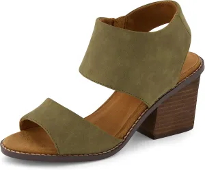 CUSHIONAIRE Women's Rosanna cut out sandal  Memory Foam and Wide Widths Available
