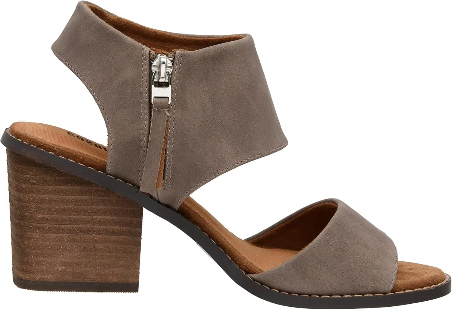 CUSHIONAIRE Women's Rosanna cut out sandal  Memory Foam and Wide Widths Available